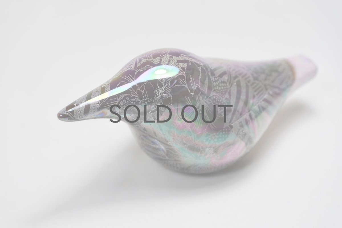 画像4: ARABIA/アラビア/Heini Riitahuhta /ヘイニ・リータフフタ/Titi-tyy/ホイッスル/モーブフラワー/ラスター (4)