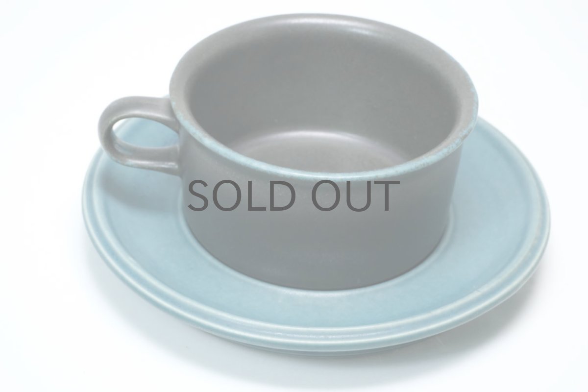 画像2: ARABIA/アラビア/Ruska/ルスカ/貴重ブルー/ティーカップ&ソーサー (2)