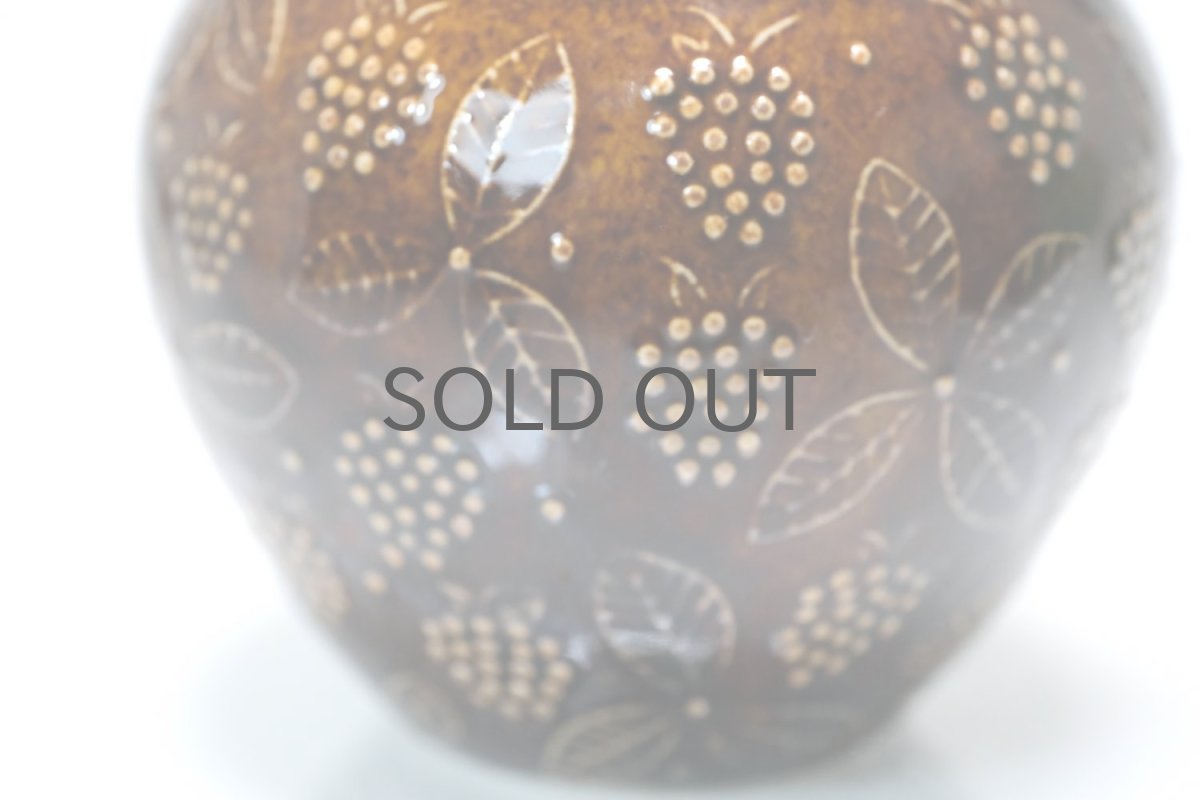 画像3: 北欧ビンテージ/ARABIA/アラビア/キャンディポット/CHYMOS/キーモス別注/ブラウン (3)