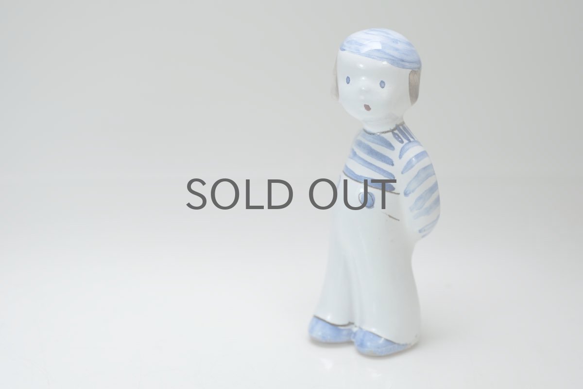 画像3: ARABIA/アラビア/ARA/Kurt Ekholm/少年/フィギュア/レアアイテム (3)