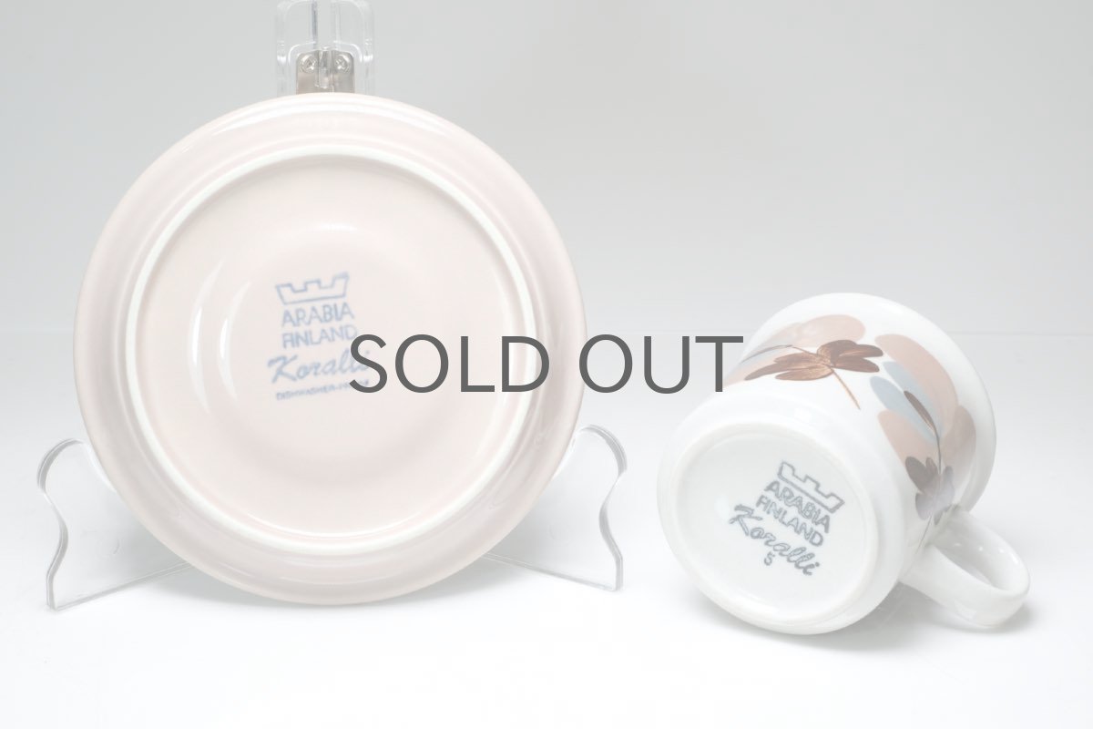 画像6: ARABIA/アラビア /Koralli/コラリー/デミタスカップ&ソーサー/No.2 (6)