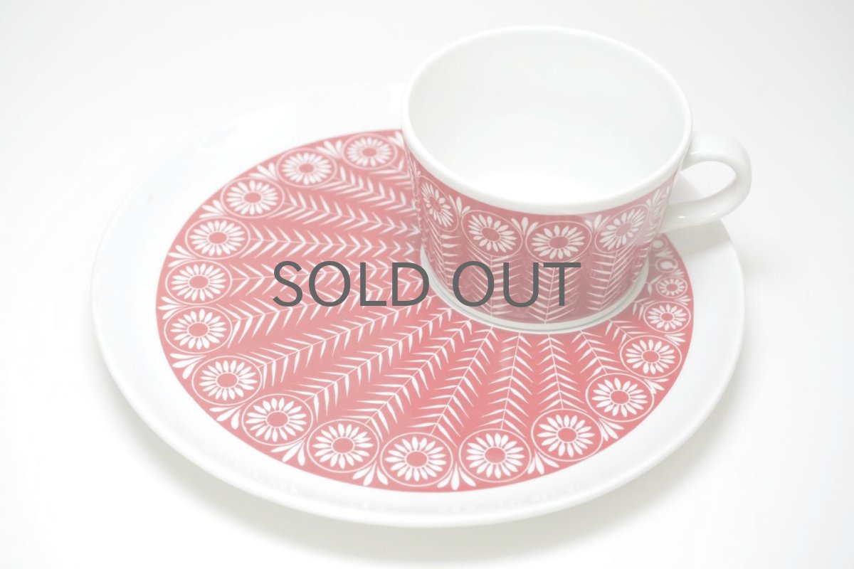 画像2: ARABIA/アラビア/Riikinkukko/ピーコック/BA&BT TVset/ディジー/レッド (2)