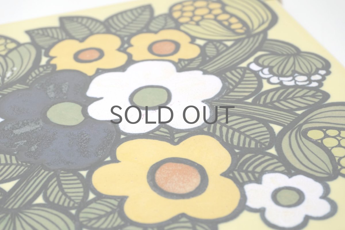 画像7: ARABIA/アラビア/ライヤ・ウオシッキネン/レア陶板/花 (7)