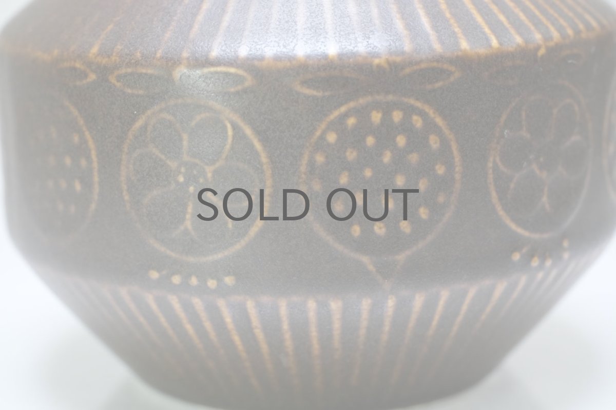 画像3: ARABIA/アラビア /フルーツ柄/ジャムポット/ブラウン/No.1 (3)