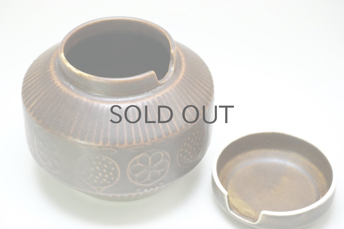 画像5: ARABIA/アラビア /フルーツ柄/ジャムポット/ブラウン/No.1 (5)