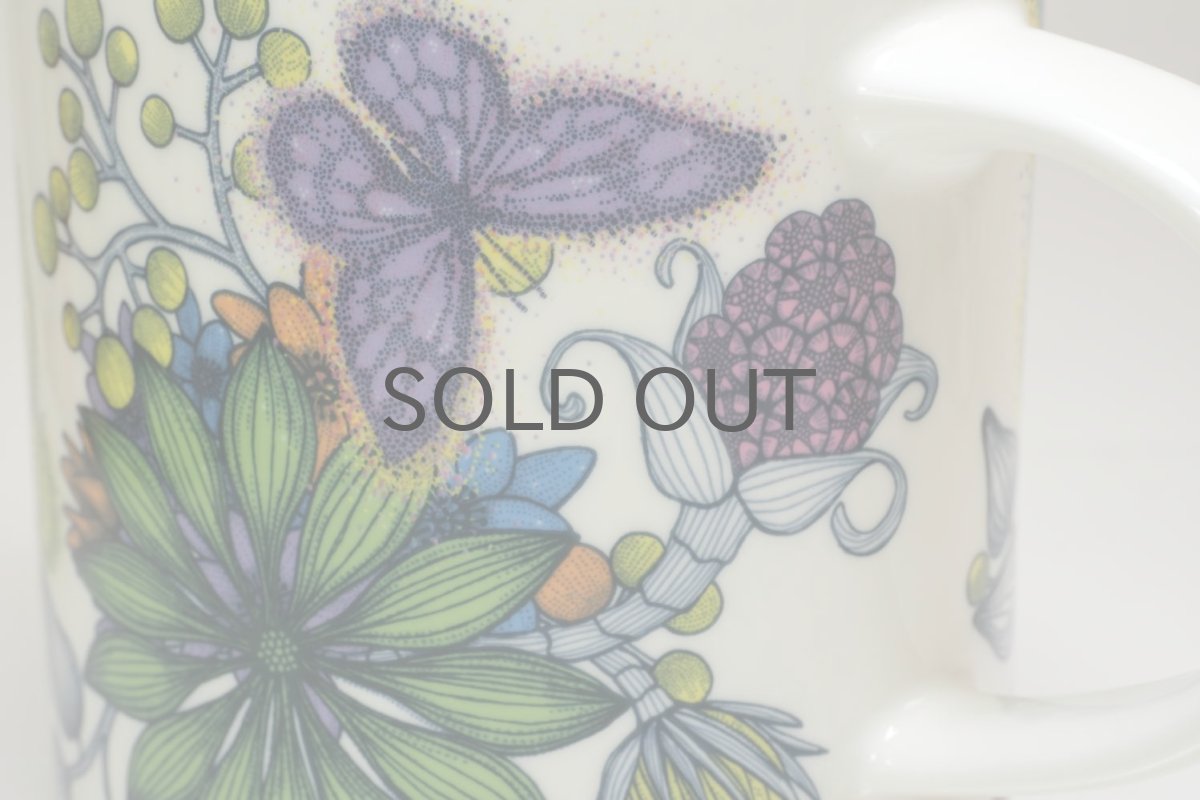 画像3: ARABIA/アラビア/Runo/ルノ/Neitoperho/バタフライ/ピッチャー/美品 (3)