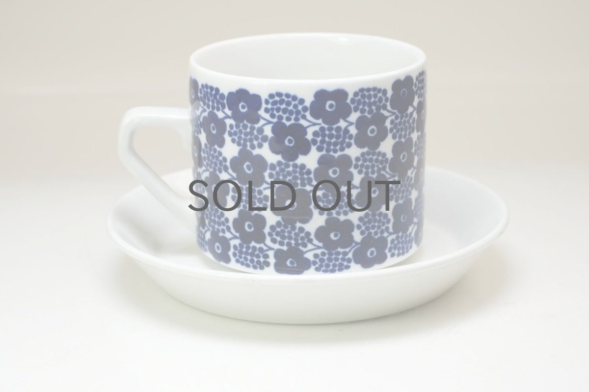 画像3: 北欧食器/ARABIA/アラビア/Rypale/ブルーティーカップ＆ソーサー /No.2 (3)