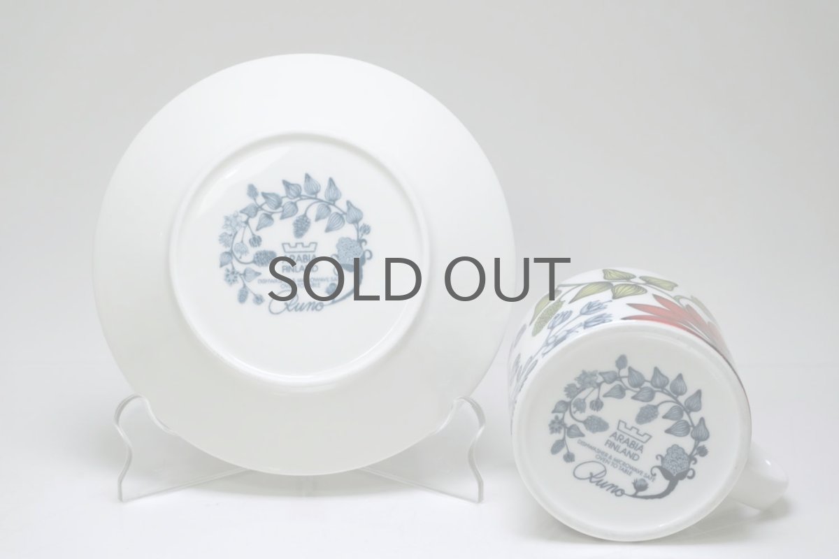 画像5: ARABIA/アラビア/Runo/ルノ/Summer Rain/サマーレイン/ティーカップ&ソーサー (5)