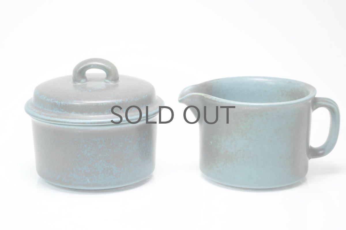 画像7: ARABIA/アラビア/Ruska/ルスカ/貴重ブルー/シュガーポット (7)