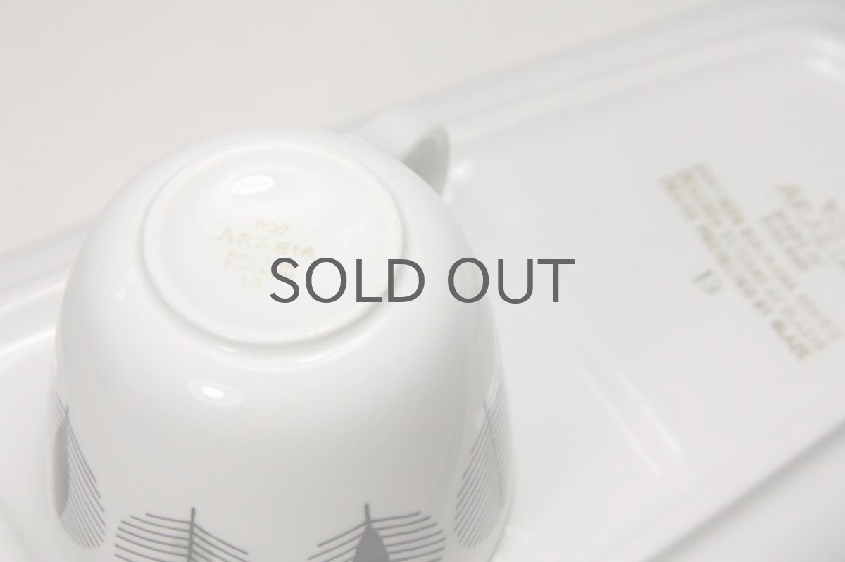 画像7: 北欧ビンテージ/ARABIA/アラビア/TVセット/カップ&ソーサー (7)