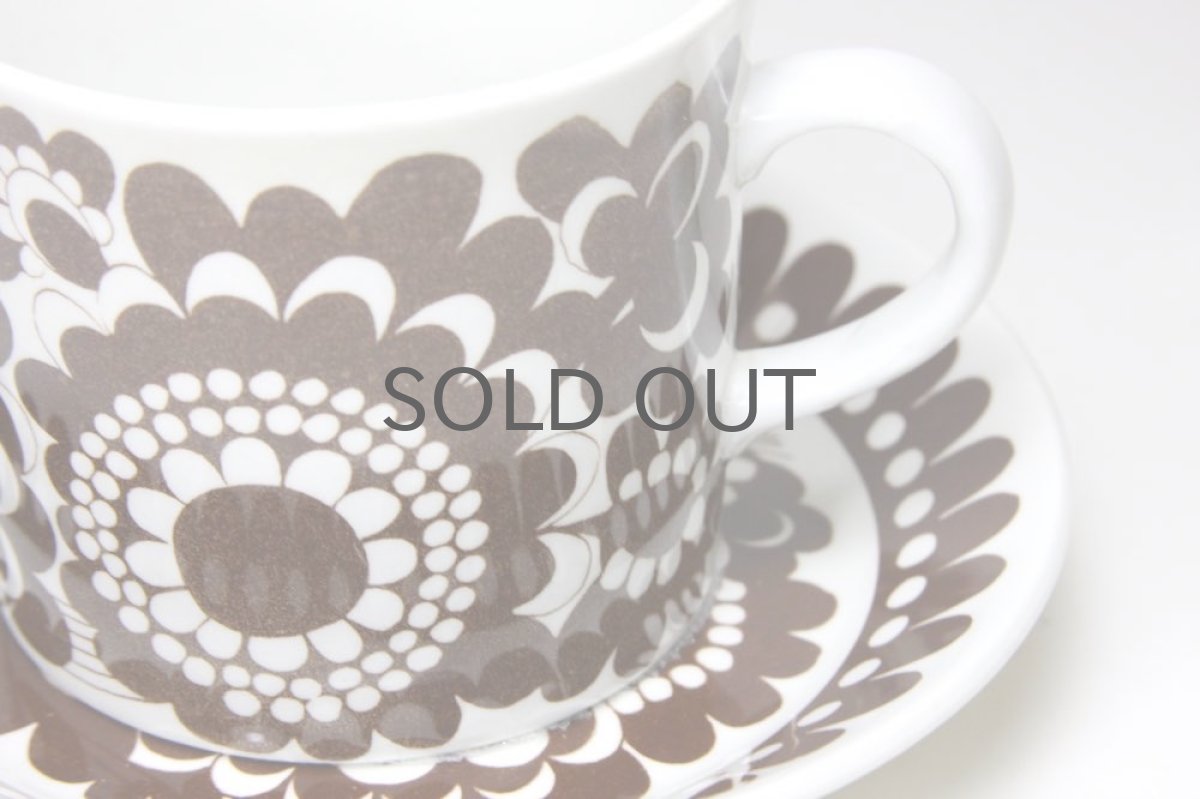 画像2: ARABIA/アラビア/100周年記念/限定マグ＆プレート/ブラウン (2)