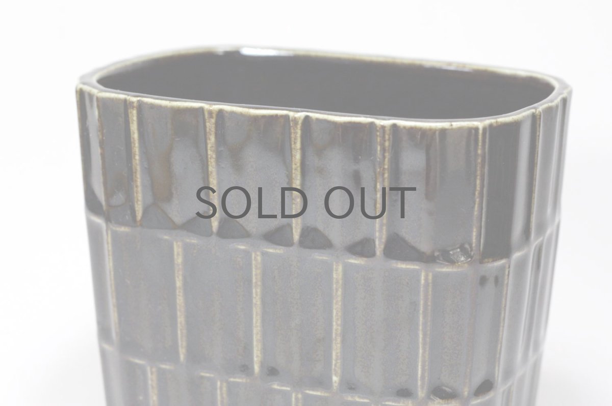 画像4: 北欧ビンテージ雑貨/ARABIA/アラビア/フラワーベース/ダークブラウン/Sサイズ (4)