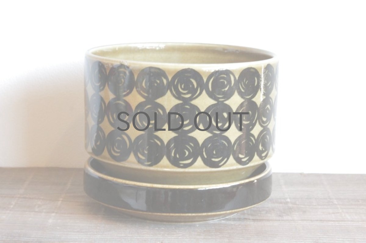 画像2: ビンテージ北欧/ARABIA/アラビア/ Gunvor Olin-Gronqvist/Richard Lindh/植物ポット/特大 (2)