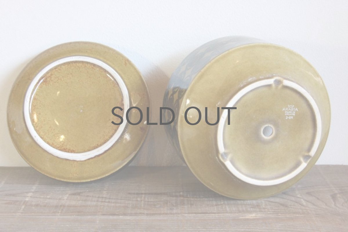 画像6: ビンテージ北欧/ARABIA/アラビア/ Gunvor Olin-Gronqvist/Richard Lindh/植物ポット/特大 (6)