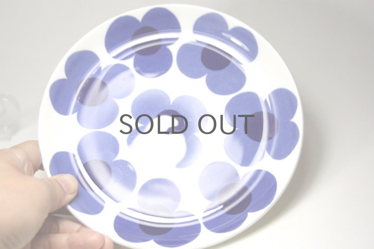 画像3: ARABIA/アラビア/aurinko/アウリンコ/プレート17cm/ブルー (3)