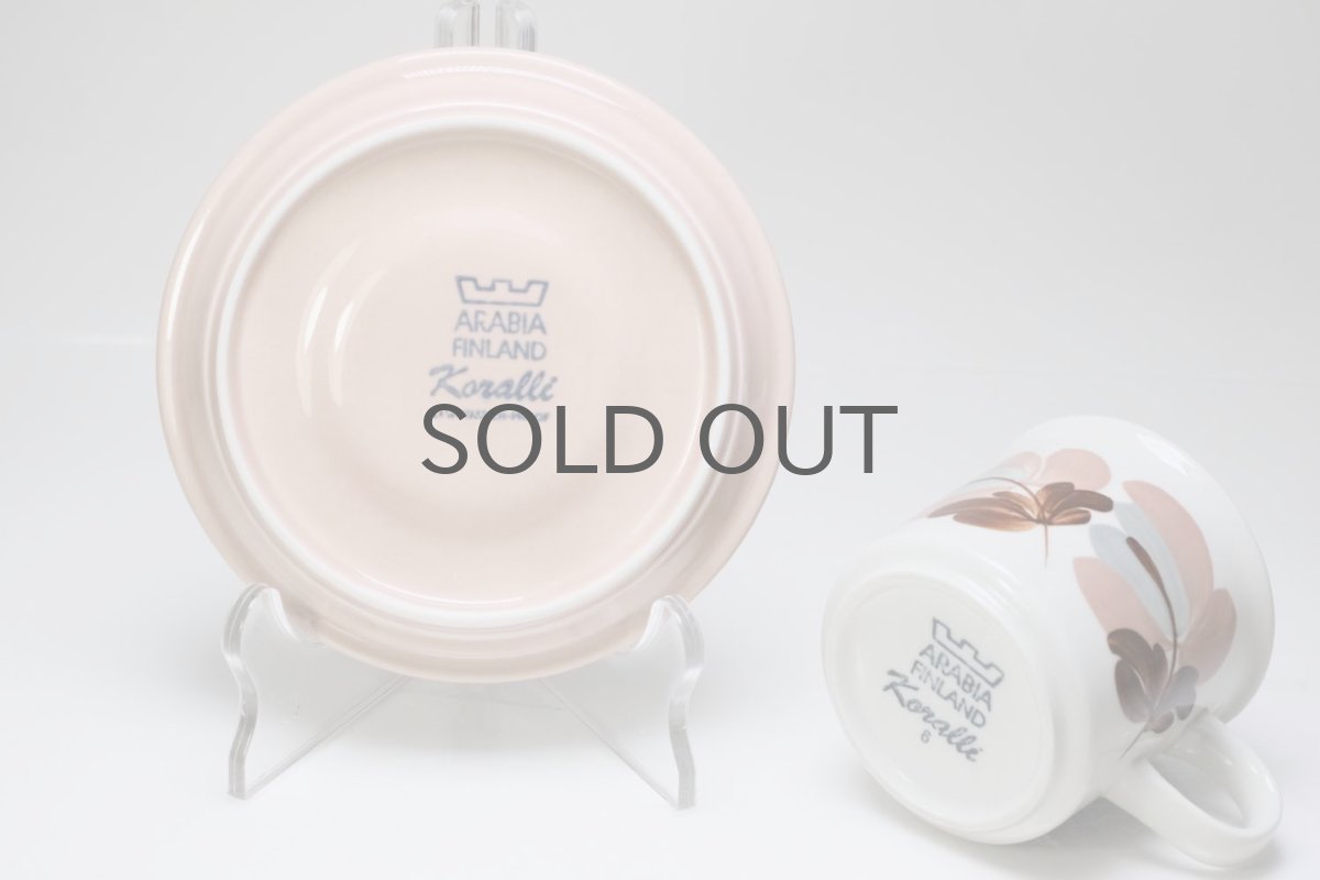 画像7: ARABIA/アラビア /Koralli/コラリー/デミタスカップ＆ソーサー/No.1 (7)