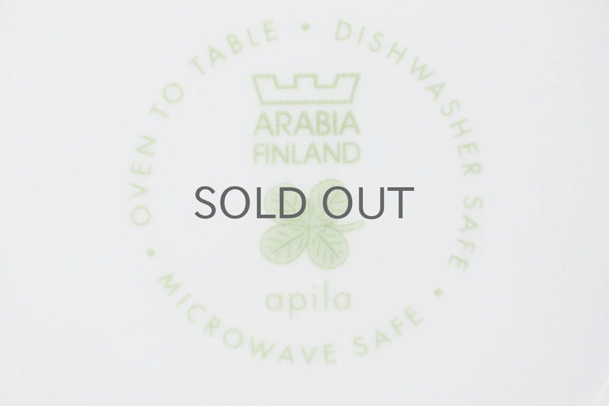 画像5:  北欧ビンテージ/ARABIA/アラビア/Apila/アピラ/円形プレート/14cm/復刻版 (5)