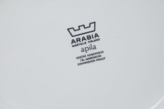 画像7:  北欧ビンテージ/ARABIA/アラビア/Apila/アピラ/楕円形プレート21cm/初期アピラ/No.1 (7)