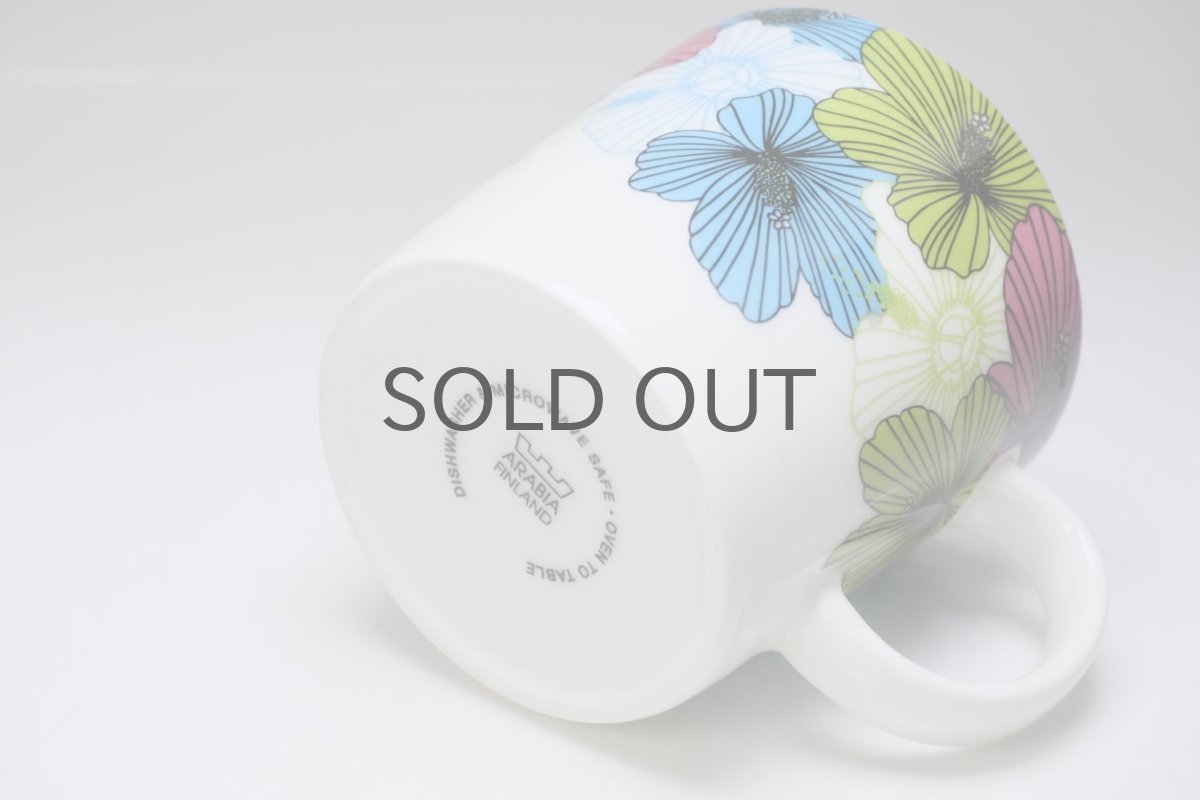 画像4: ARABIA/アラビア/企業マグ/ティーマ/Finlayson/フィンレイソン/ハイビスカスマグ/2013年 (4)