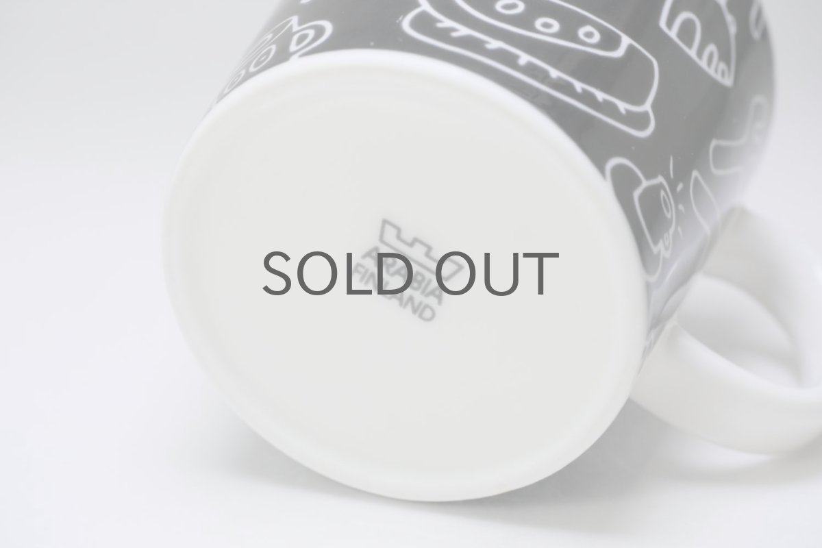 画像6: ARABIA/アラビア/企業マグ/HELSINGIN SANOMAT/Antti Eklund/アンティ エクルンド/ブラック (6)