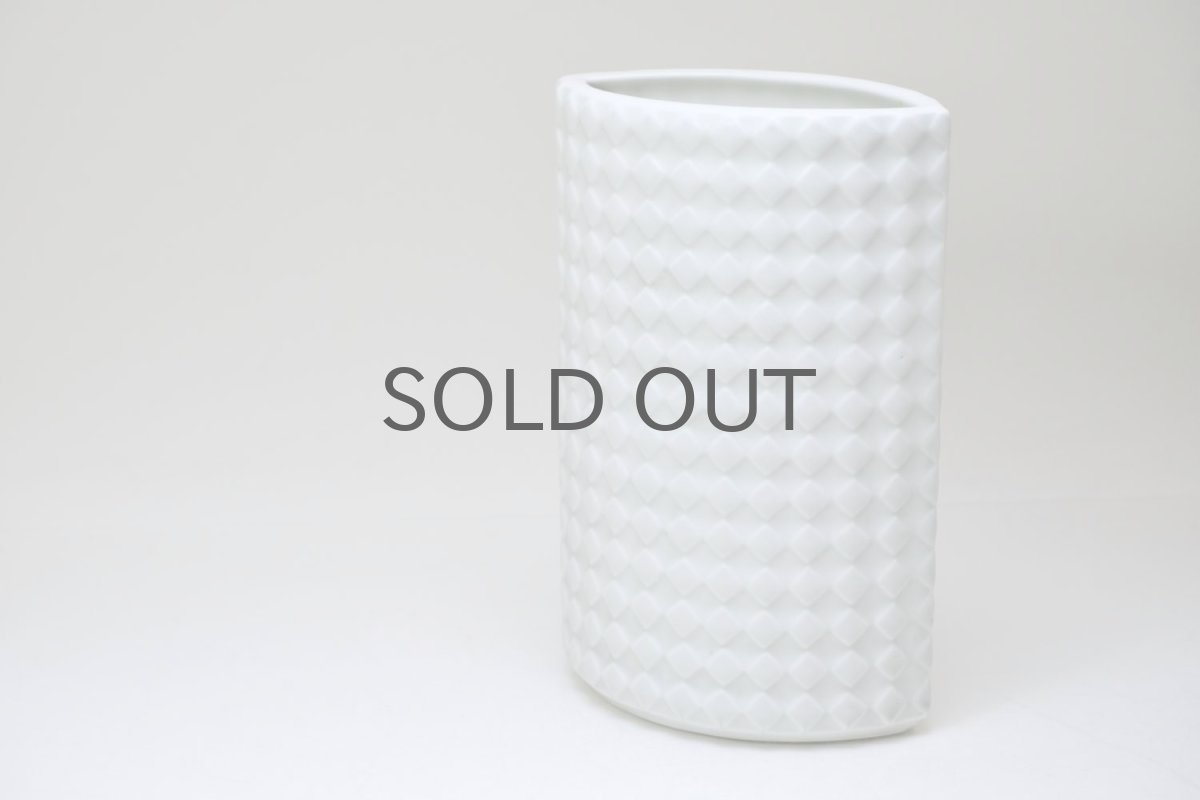 画像3: 北欧ビンテージ/ARABIA/アラビア/Kaarina Aho/カーリナ・アホ/Harlekiini/16cm/ベース/ホワイト (3)