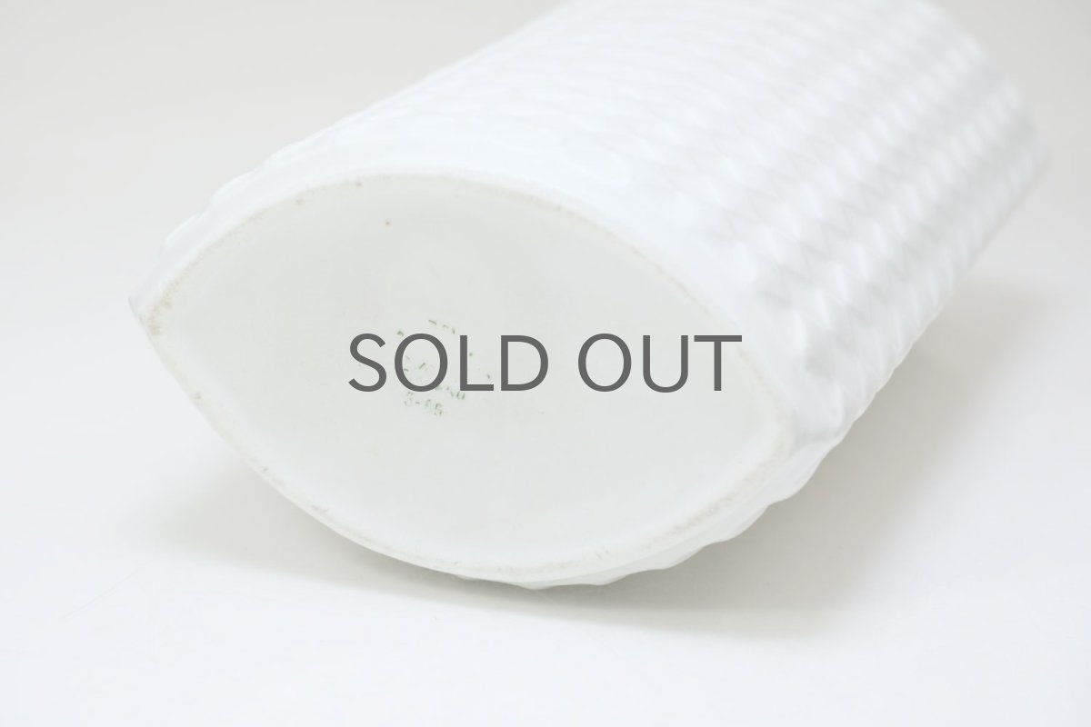 画像5: 北欧ビンテージ/ARABIA/アラビア/Kaarina Aho/カーリナ・アホ/Harlekiini/16cm/ベース/ホワイト (5)