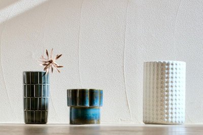 画像1: Gustavsberg/グスタフスベリ/ Karin Bjorquist／オリーブグリーンとブルーグリーン花瓶