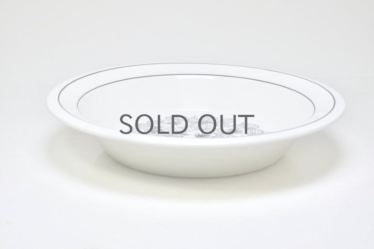 画像5: 北欧ビンテージ食器/ARABIA/アラビア/Krokus/クロッカス/ブラック&ホワイト/スーププレート/No.2 (5)