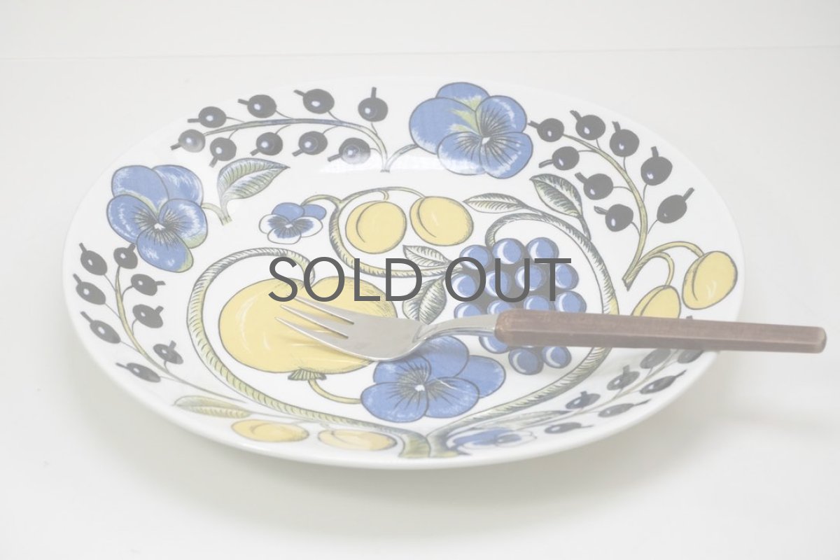 画像5: ARABIA /アラビア/Paratiisi/パラティッシ/オーバルプレート/カラー/25cm/80年代/ビンテージ品/美品/No.1 (5)