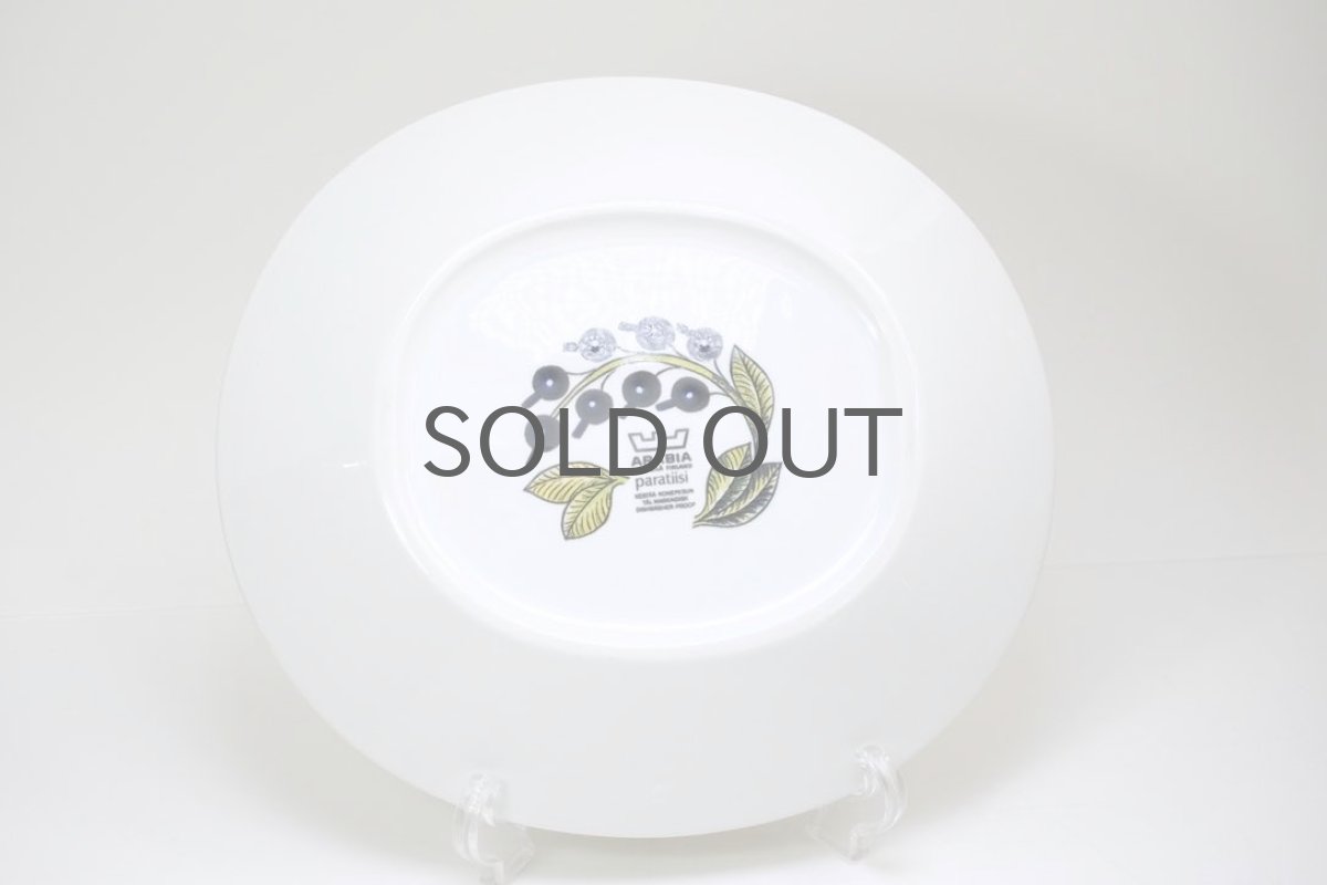 画像6: ARABIA /アラビア/Paratiisi/パラティッシ/オーバルプレート/カラー/25cm/80年代/ビンテージ品/美品/No.1 (6)