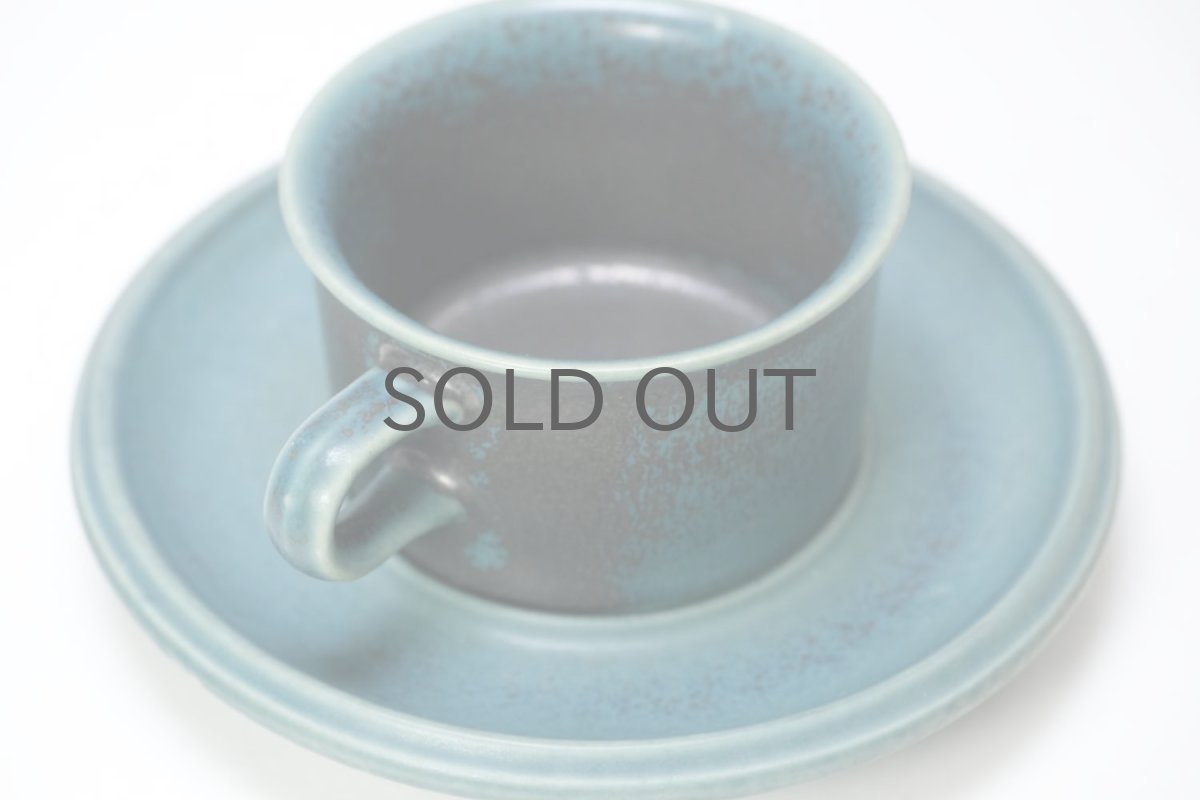 画像2: ARABIA/アラビア/Ruska/ルスカ/貴重/ブルー/デミタスカップ&ソーサー/No.1 (2)