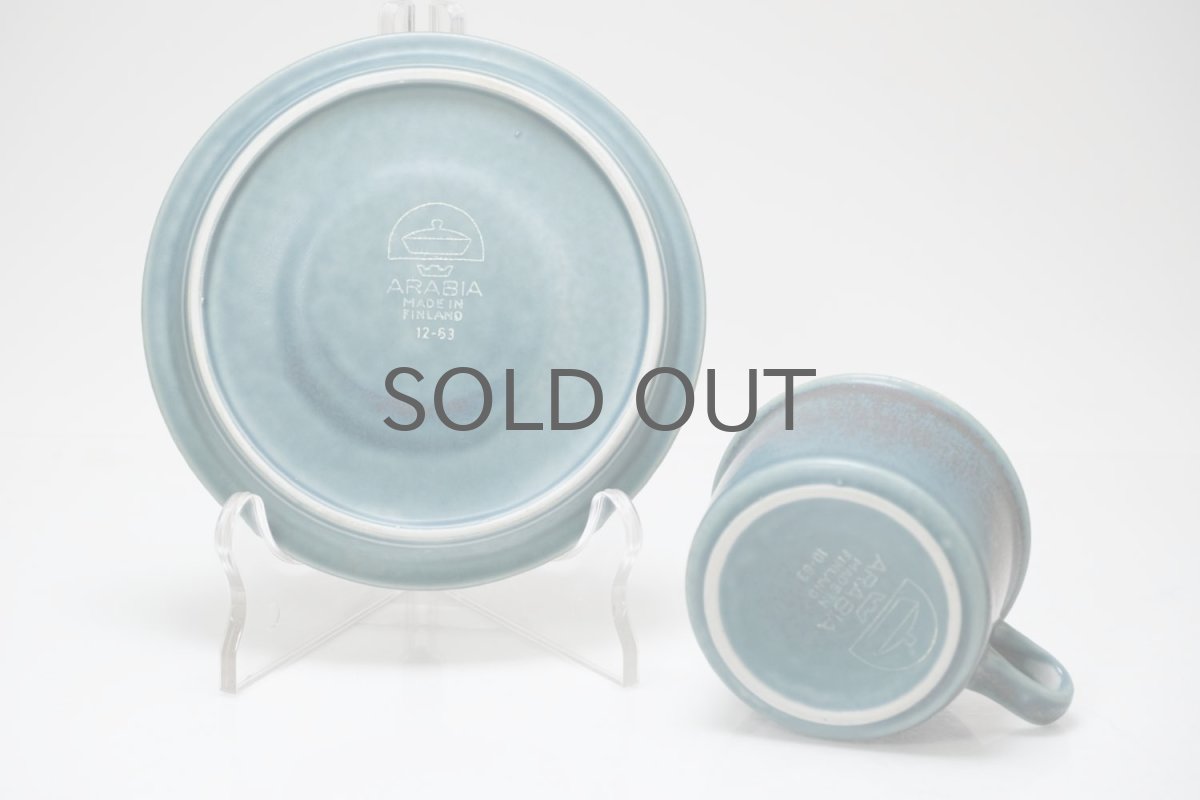 画像5: ARABIA/アラビア/Ruska/ルスカ/貴重/ブルー/デミタスカップ&ソーサー/No.1 (5)