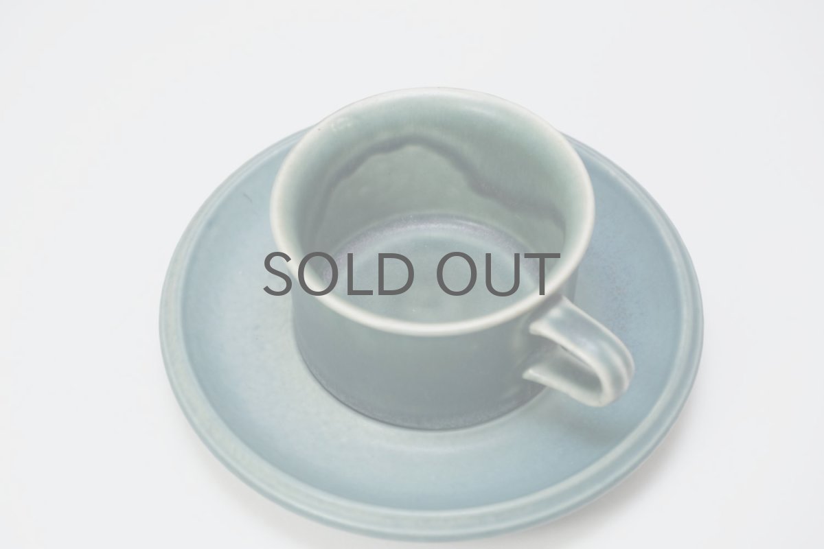 画像2: ARABIA/アラビア/Ruska/ルスカ/貴重/ブルー/デミタスカップ&ソーサー/No.2 (2)