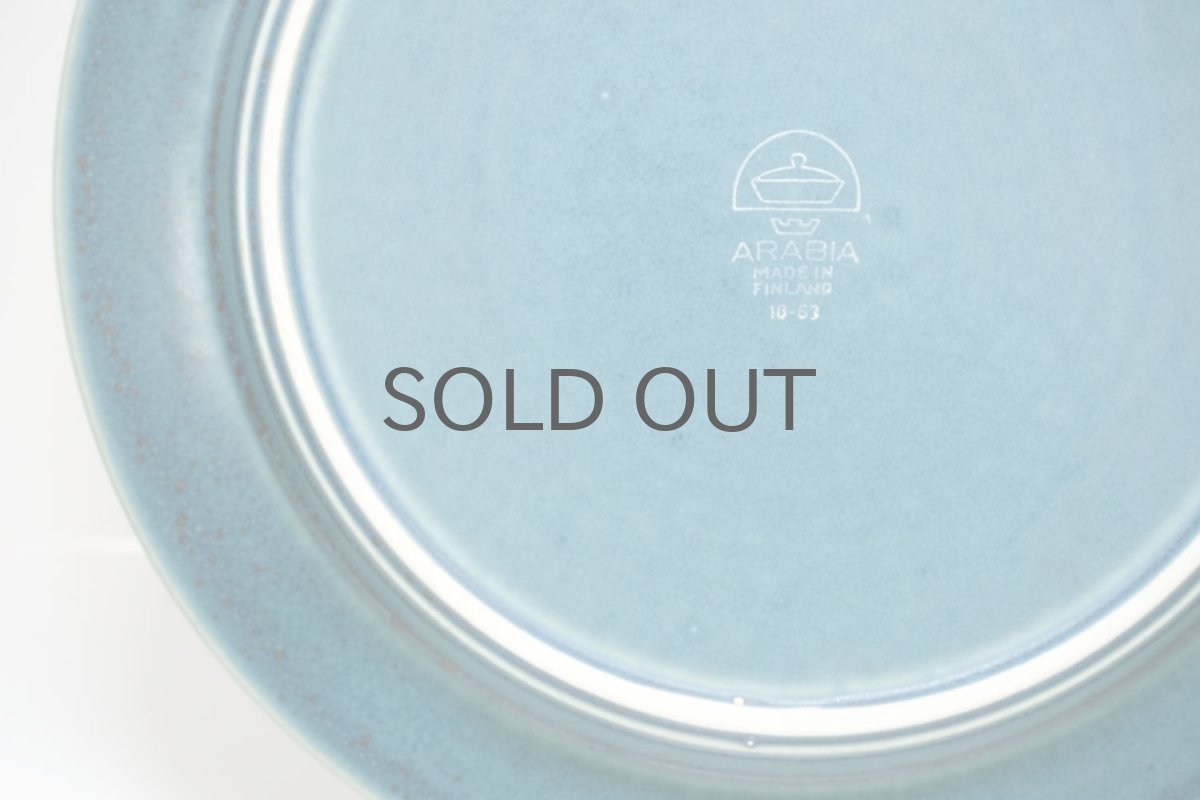 画像8: ARABIA/アラビア/Ruska/ルスカ/貴重/ブルー/26cm/ディナープレート/No.2 (8)