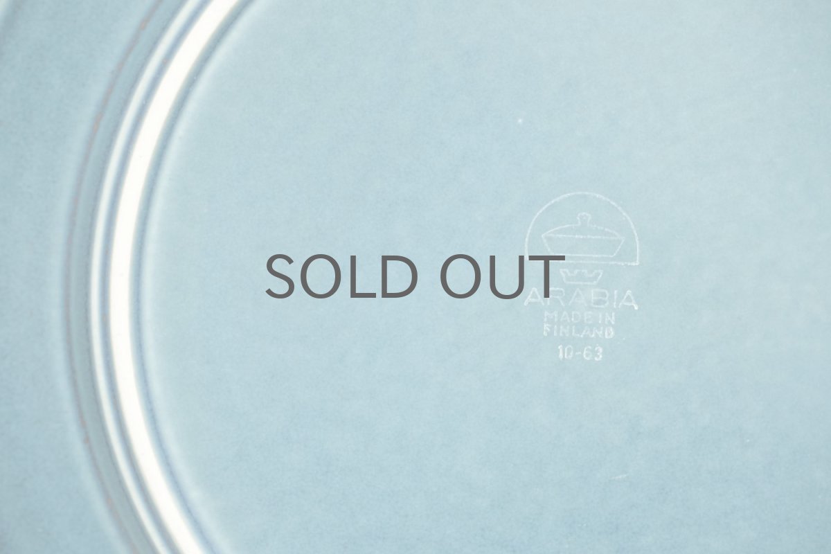 画像6: ARABIA/アラビア/Ruska/ルスカ/貴重/ブルー/26cm/ディナープレート/No.3 (6)