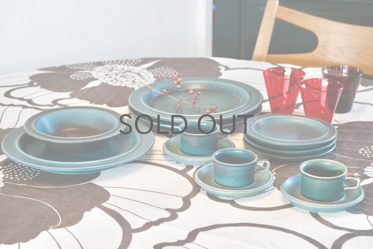 画像7: ARABIA/アラビア/Ruska/ルスカ/貴重/ブルー/デミタスカップ&ソーサー/No.3 (7)