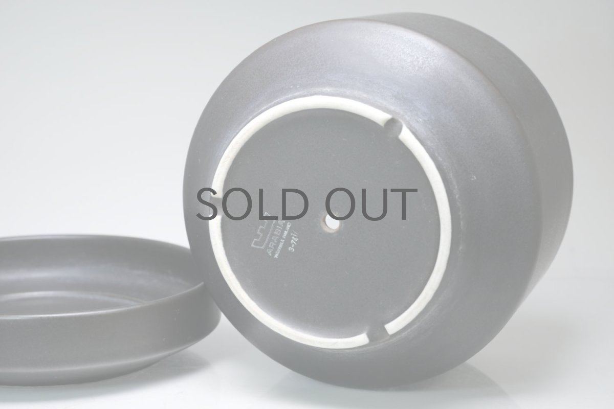 画像7: ビンテージ北欧/ARABIA/アラビア/Richard Lindh/ブラック/特大/No.2 (7)