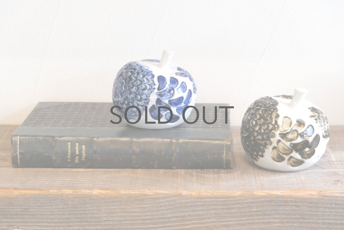 画像7: 北欧ビンテージ/ARABIA/アラビア/Gunvor Olin-Gronqvist/Omena/ブルー/リンゴ (7)