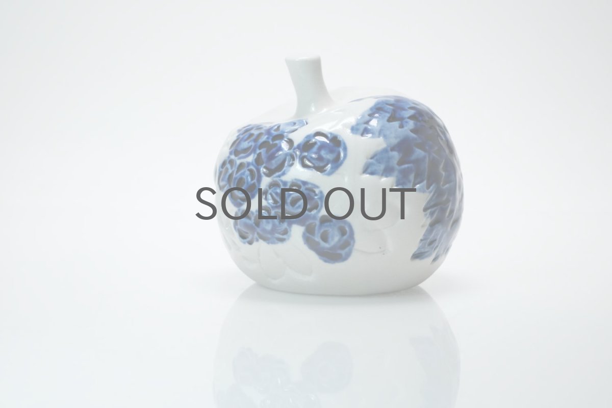 画像3: 北欧ビンテージ/ARABIA/アラビア/Gunvor Olin-Gronqvist/Omena/ブルー/リンゴ (3)