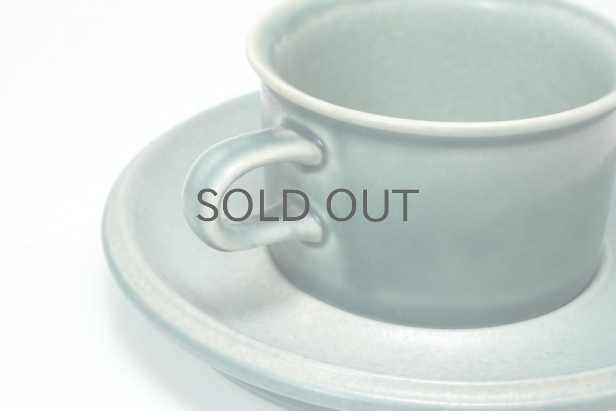 画像2: ARABIA/アラビア/Ruska/ルスカ/貴重/ブルー/デミタスカップ&ソーサー/No.1 (2)