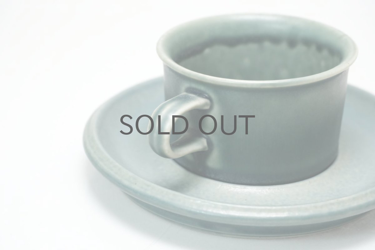 画像2: ARABIA/アラビア/Ruska/ルスカ/貴重/ブルー/デミタスカップ&ソーサー/No.3 (2)