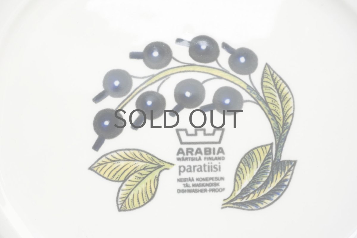 画像7: ARABIA /アラビア/Paratiisi/パラティッシ/オーバルプレート/カラー/25cm/80年代/ビンテージ品/美品/No.1 (7)