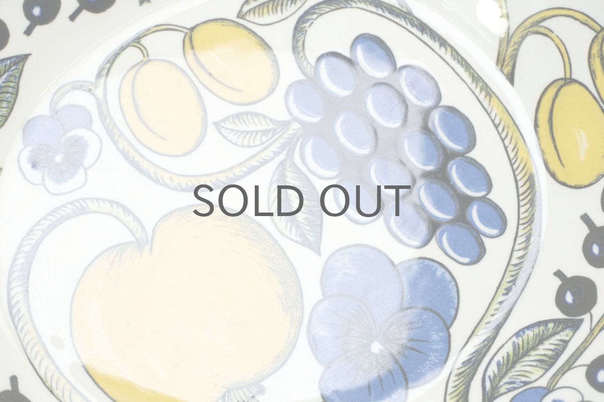 画像4: ARABIA /アラビア/Paratiisi/パラティッシ/オーバルプレート/カラー/25cm/80年代/ビンテージ品/美品/No.3 (4)