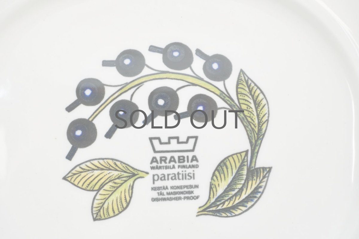 画像6: ARABIA /アラビア/Paratiisi/パラティッシ/オーバルプレート/カラー/25cm/80年代/ビンテージ品/美品/No.3 (6)