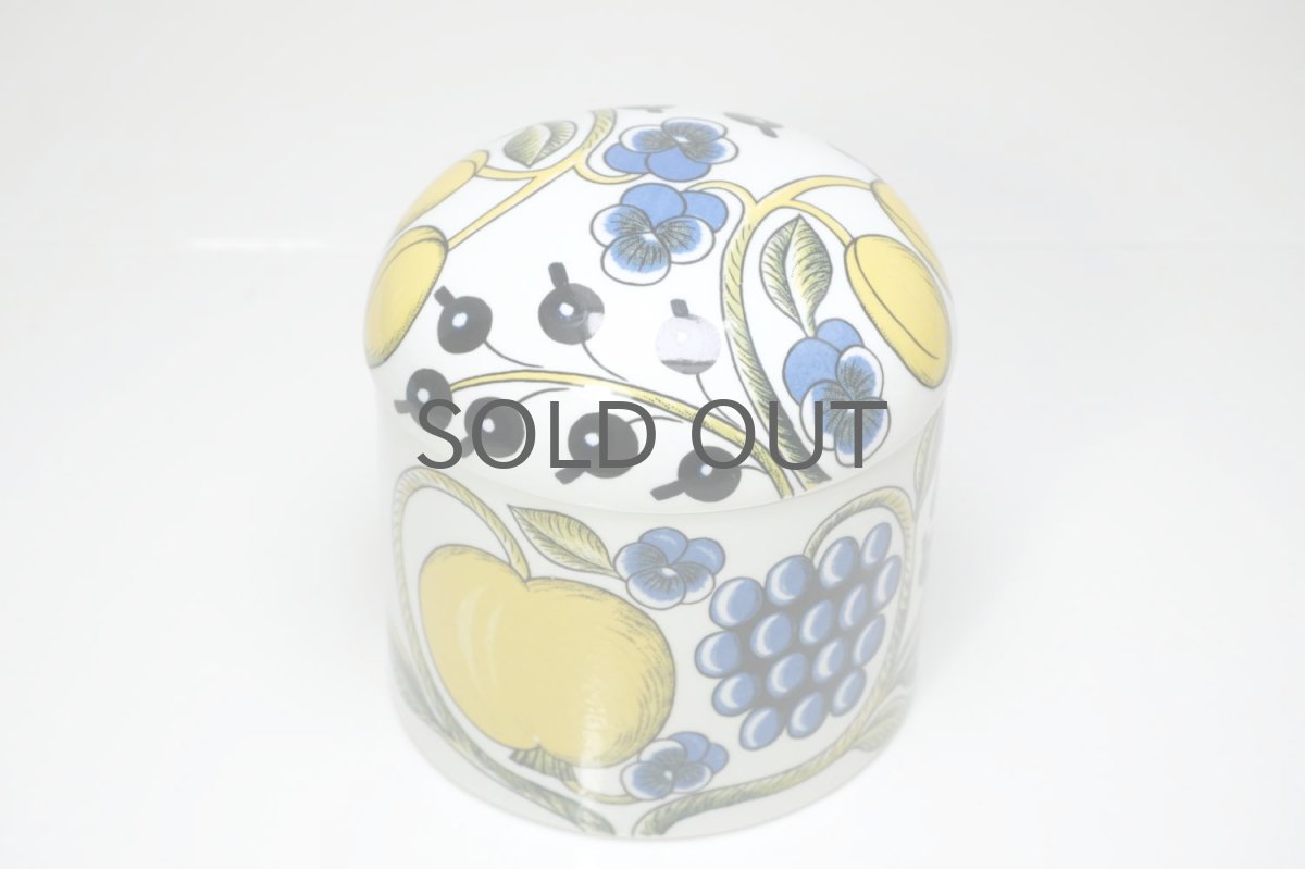 画像3: ARABIA /アラビア/Paratiisi/パラティッシ/オーバル蓋付きジャー/カラー/初期60年代/ビンテージ品/美品 (3)