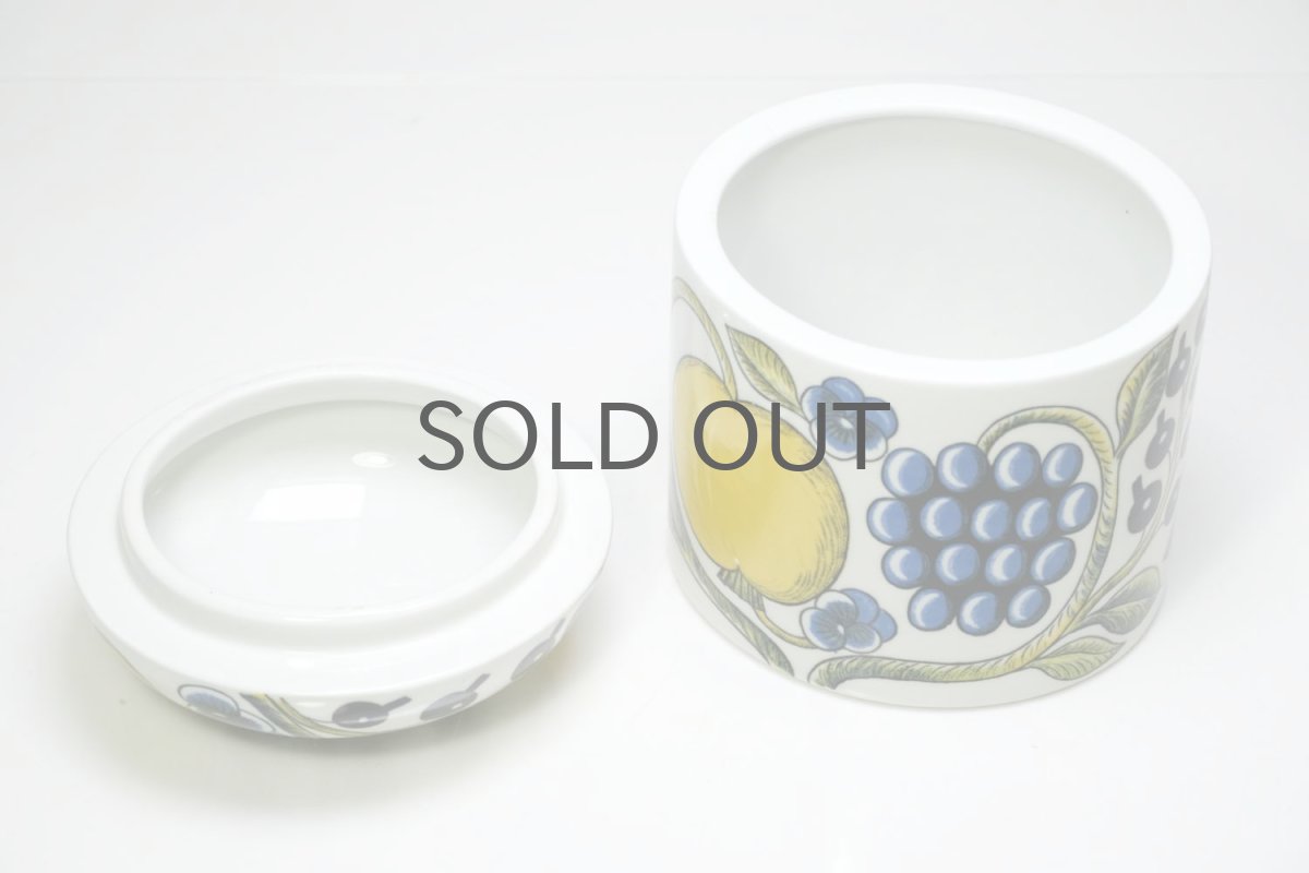 画像4: ARABIA /アラビア/Paratiisi/パラティッシ/オーバル蓋付きジャー/カラー/初期60年代/ビンテージ品/美品 (4)