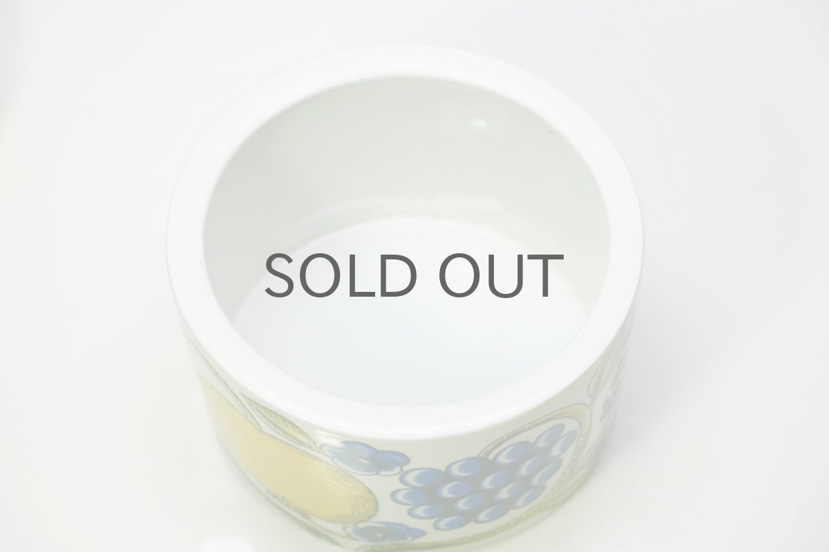 画像6: ARABIA /アラビア/Paratiisi/パラティッシ/オーバル蓋付きジャー/カラー/初期60年代/ビンテージ品/美品 (6)