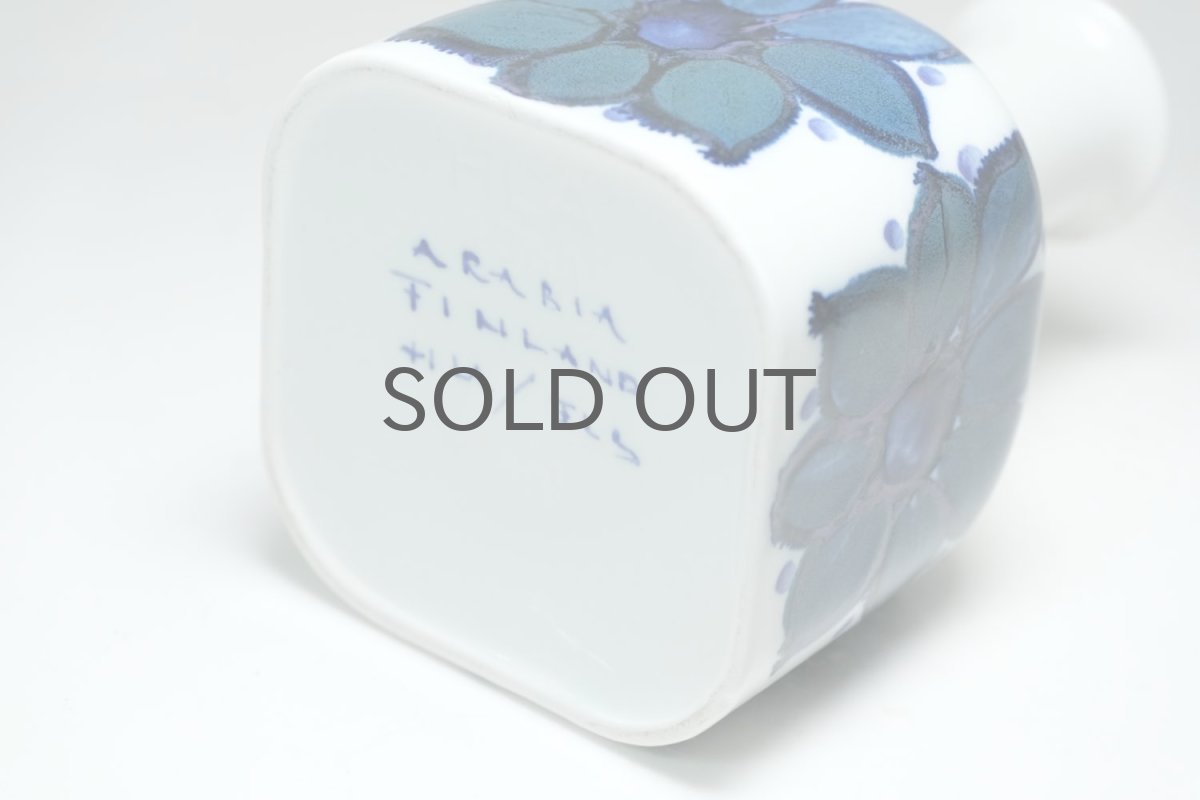 画像6: 北欧ビンテージ/ARABIA/アラビア/Hilkka-Lisa AHOLA/アホラ/ブルー&ホワイトベース (6)