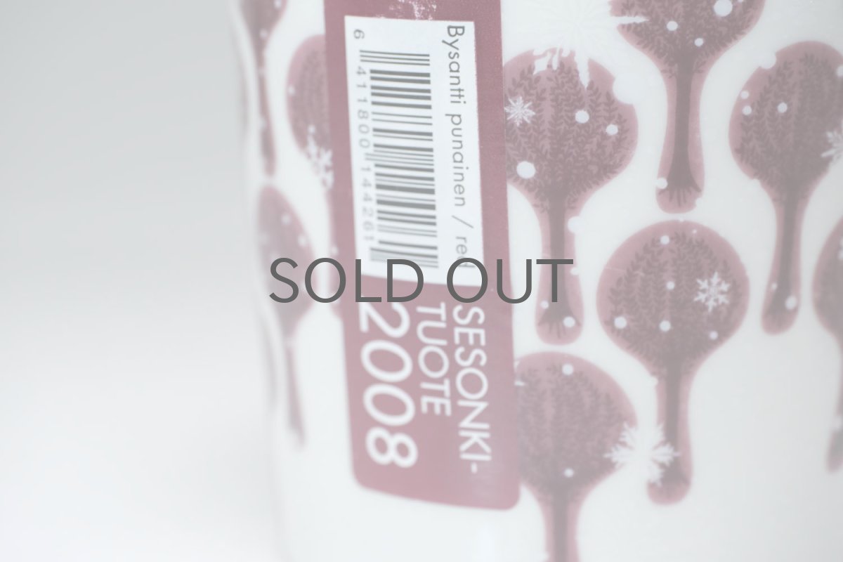 画像3: ARABIA/アラビア/ティーマ/Bysantti/レッド/雪の結晶/2008年冬季節限定 (3)