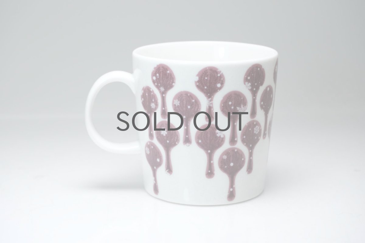 画像2: ARABIA/アラビア/ティーマ/Bysantti/レッド/雪の結晶/2008年冬季節限定 (2)